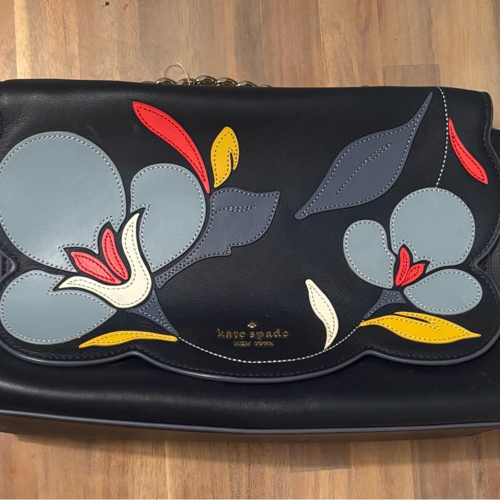 Kate Spade Black Floral Women's Bag